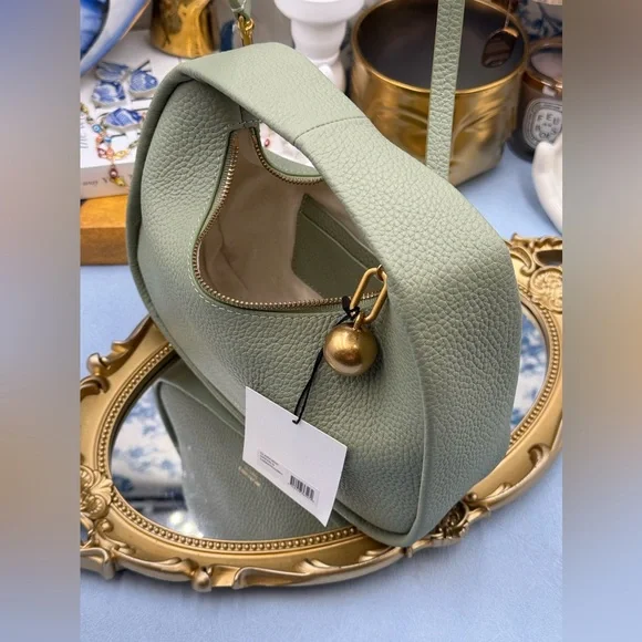 🆕 OROTON 🧿 NWT Clara Mini Convertible Crossbody Bag, Cactus Leather - Picture 13 of 15